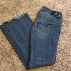 NWT AE Artist Flare Jeans